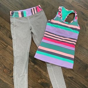 Ivivva girls 2 piece set